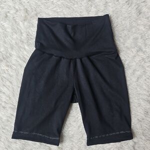 Handmade Kids Black Biker Shorts
